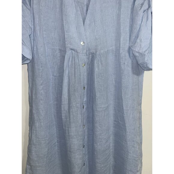 *ESQUALO Long Midi Length Linen Shirt Dress New size 2XL - Picture 9 of 14